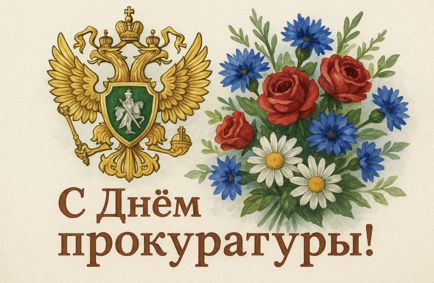 Фото День работника прокуратуры: открытки к празднику 6